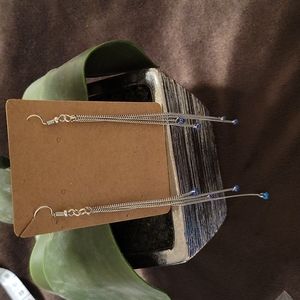 Multiple Silver Chain Earrings